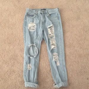 Brandy Melville Ripped Mom Jeans